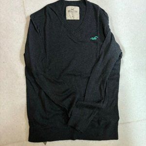 Hollister Men's Sweater - Grey,  Medium
